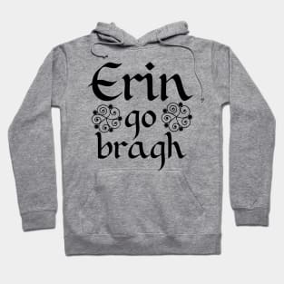 Erin Go Bragh Celtic Black Hoodie